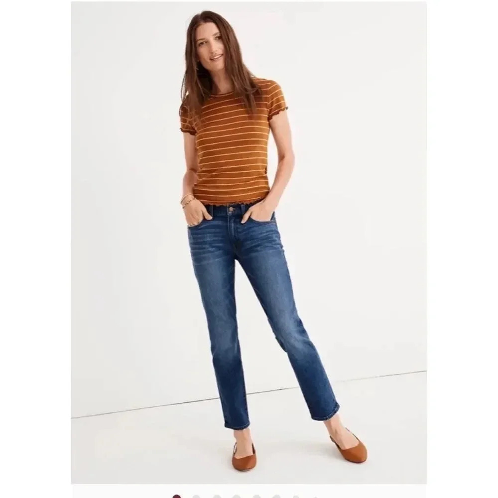 Madewell Women’s The Slim Boy Jean Size W 26 Blue